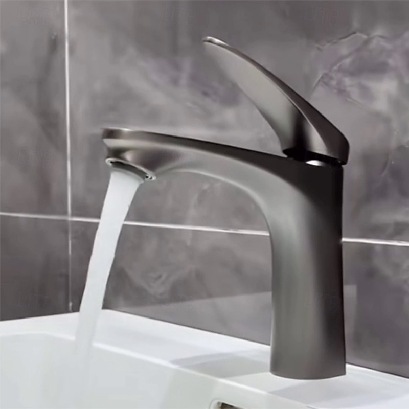 Basin Mixer Tap Bathroom Basin Faucet Brass Sink Mixer Tap Hot & Cold Single Handle Bathroom Sink Faucet