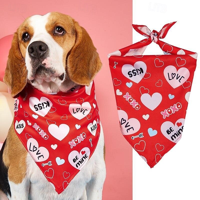Stylish Dog Bandana - Soft and Absorbent Pet Scarf for Small Medium and Large Dogs and Cats - Perfect Pet Costume Accessory2
