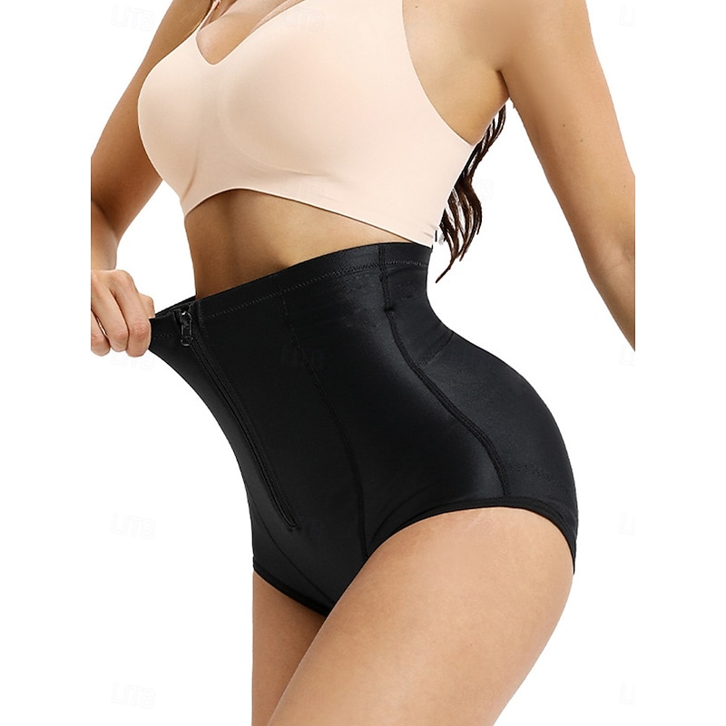 Women's Shapewear Shaping Panty MeshNightwearNylon Solid Colored Black Beige Spring & Summer Fall & Winter2