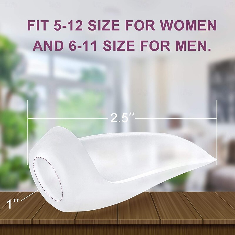 Gel Bunion Protector Shield, 10 Pack of Bunion Pads and Cushions, Bunion Guard for Big Toe, Relieve Foot Pain from Friction, Rubbing and Pressure3