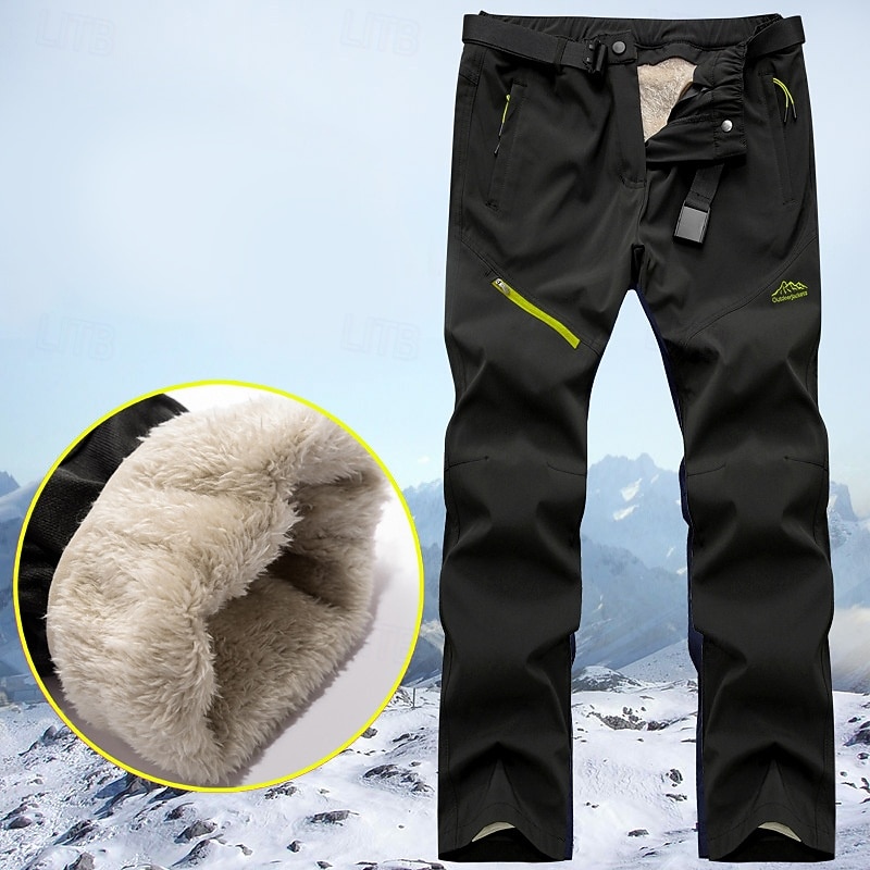 Men's Convertible Zip Off Pants Hiking Pants Trousers Summer Outdoor Windproof Quick Dry Zipper Pocket Wear Resistance Bottoms Black Pink Elastane Hunting Fishing Climbing L XL XXL XXXL2