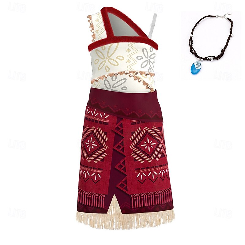 Moana Princess Moana Dress Bodysuits Couples Costumes Movie TV Theme Costumes Movie Cosplay for Men's Women's Adults' Carnival Children's Day World Book Day Party Birthday Beach2