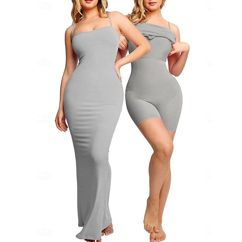 Women's Shapewear Shaping Panty MeshNightwearNylon Solid Colored Black Gray Spring & Summer Fall & Winter2