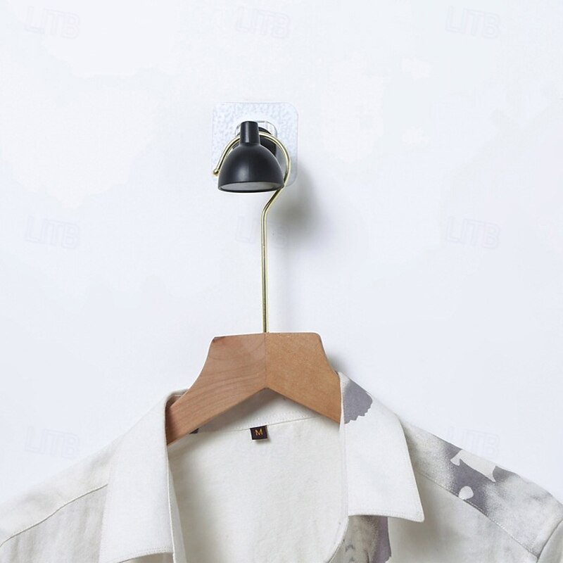 Multifunctional Desk Lamp Key Holder, No-Punching Clothes, Hats, Scarves, Bag Hooks, Creative Home and Bathroom Hooks, Household Wall Hooks4