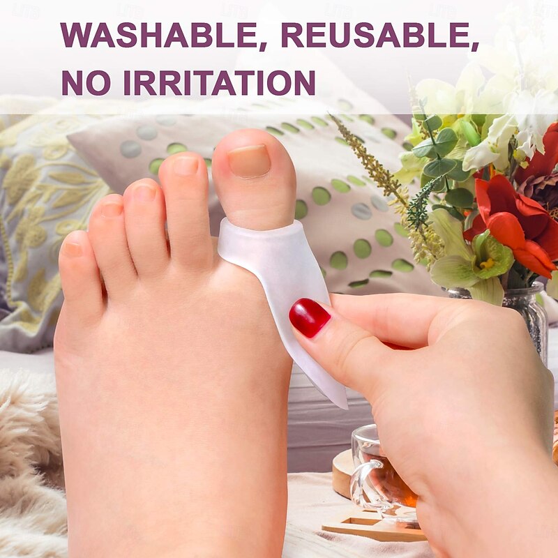 Gel Bunion Protector Shield, 10 Pack of Bunion Pads and Cushions, Bunion Guard for Big Toe, Relieve Foot Pain from Friction, Rubbing and Pressure2