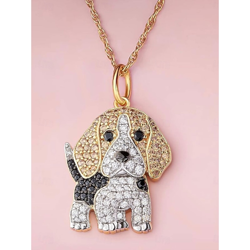 Necklace Chrome Gold Women's Fashion Cute Classic Animal Lovely Geometric Necklace For Daily2
