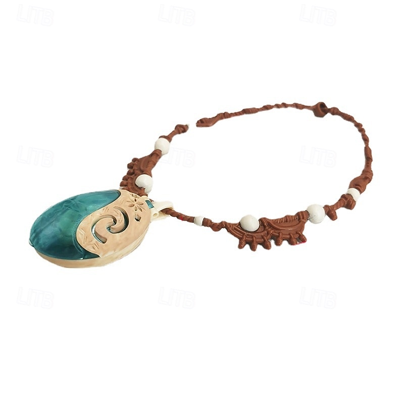 Moana Princess Moana Necklace Accessories Jewerly Movie Cosplay for Girls' Kid's Carnival Children's Day World Book Day Party Birthday Casual Daily4