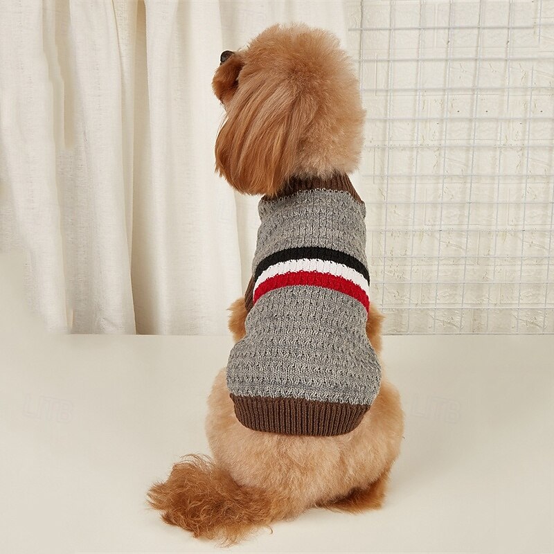 Dog Sweater Fashion Winter Warm Fashion Comfortable Outdoor Dailywear Indoor Dog Clothing for Small Medium2