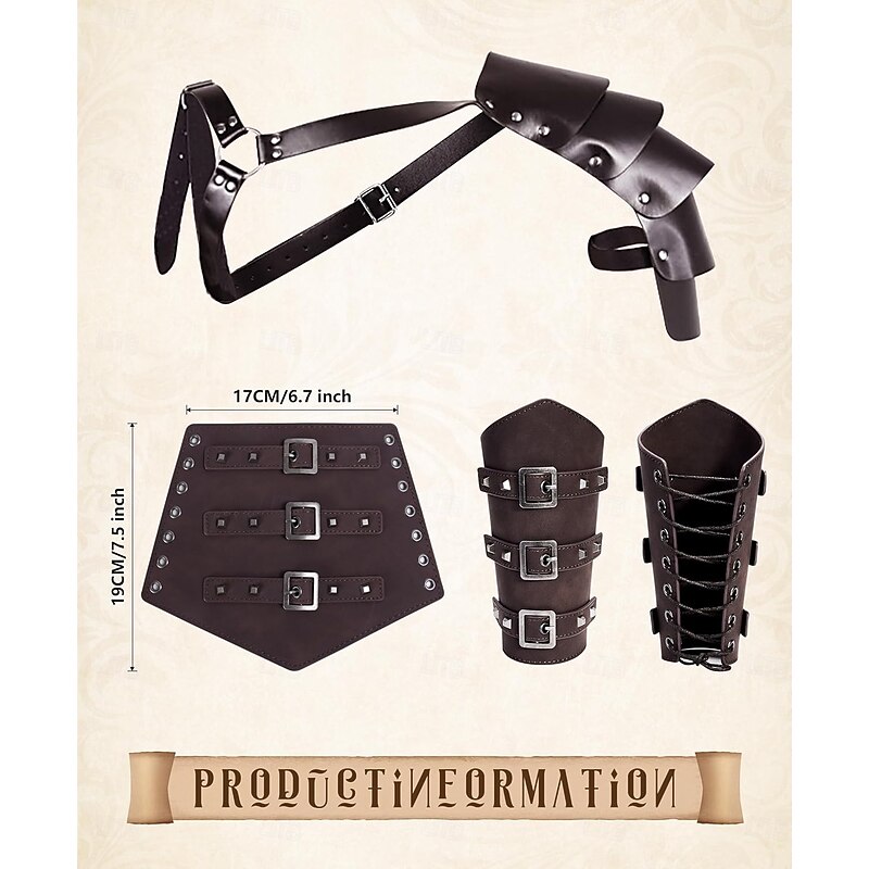 Retro Vintage Medieval Renaissance Pants Cosplay Costume Boots Fancy Dress Men's Viking Fantasy Halloween Carnival Masquerade Carnival Performance LARP Adults' Shirt Pants Belt4