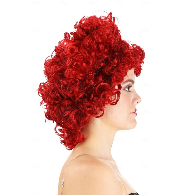 Royal Red Heart Costume Wig for Women For Carvinal Halloween Wigs3