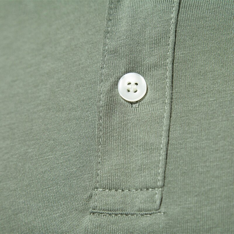 Men's 100% Cotton Polo Work Business Turndown Short Sleeve Vacation Vintage Solid Color Lion Embroidered Buttons Summer Spring Dark Grey Black White Light Green Navy Blue Royal Blue Polo4