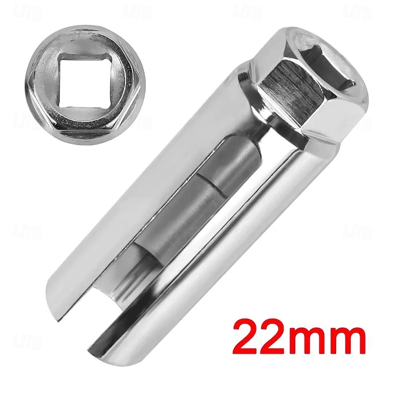 22mm Oxygen Sensor Wrench Powerful Drive Oxygen Sensor Socket Car Sensor Removal Tool 1/2 Universal Drive Removal2