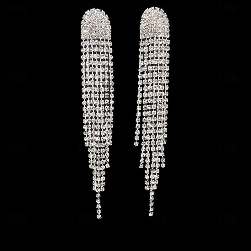 Women's Stud Earrings Fancy Joy Elegant Stylish Earrings Jewelry Silver For Party3