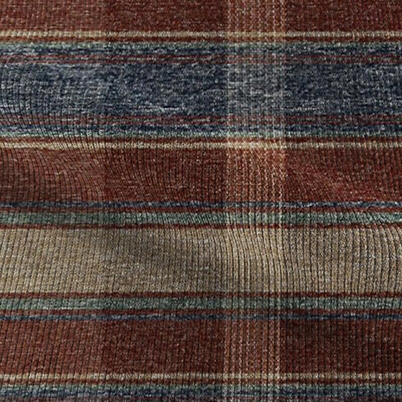 Men's Geometric Plaid / Check Shirt Jacket Overshirt Long Sleeve Casual Causal Casual Fall Winter Turndown Button Up Red3