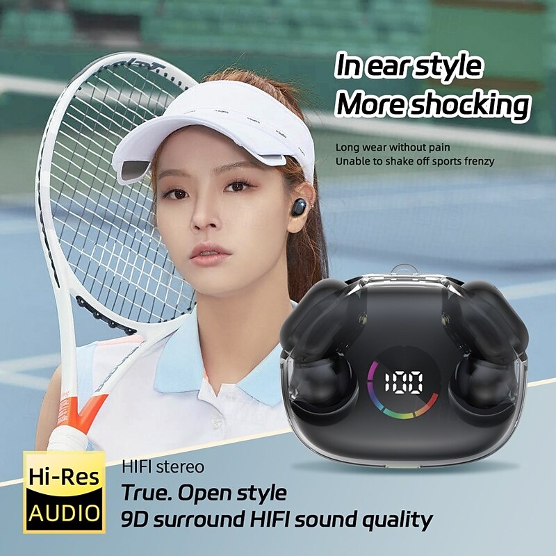 XG77 True Wireless Headphones TWS Earbuds In Ear Bluetooth 5.3 Sports Ergonomic Design Waterproof IPX4 for Apple Samsung Huawei Xiaomi MI  Fitness Camping / Hiking Running Mobile Phone Travel2
