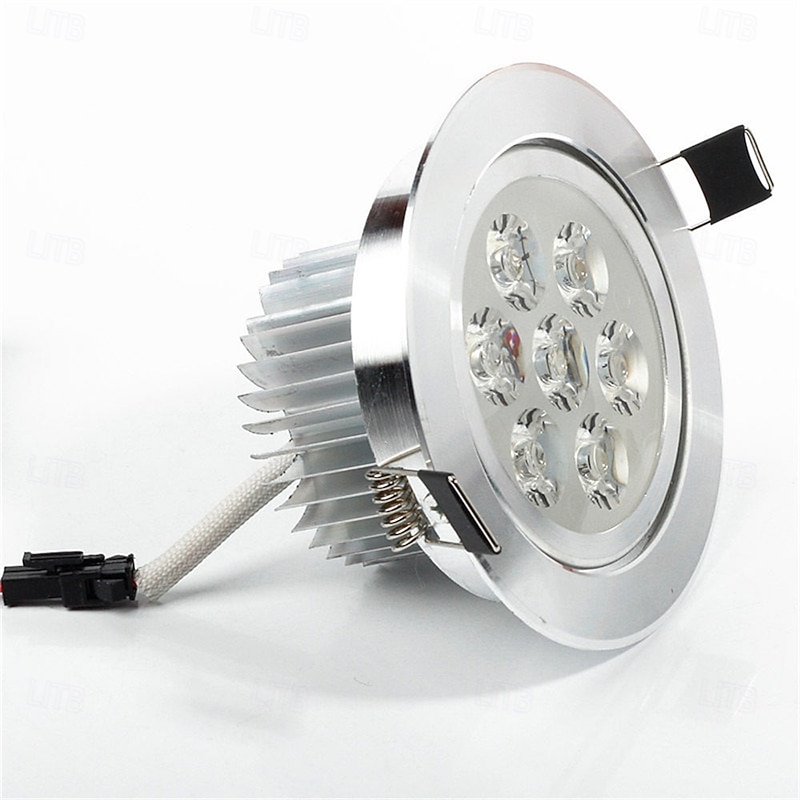 LED Downlight 7W Spot Light Recessed Celling Lamp Light Home Lighting For Kitchen Living Room Bathroom 2/4pcs3