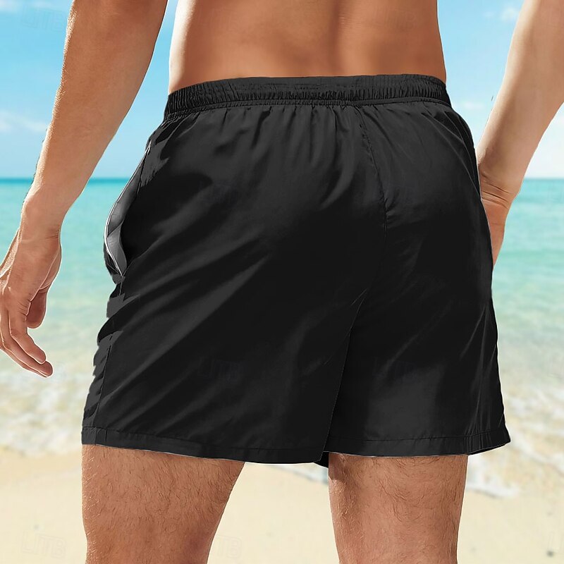 Men's Animal Sea Turtle Swim Shorts Board Shorts Swimming Trunks Mid Waist Tropical Streetwear Hawaiian Vacation Casual Holiday Drawstring Elastic Waist 3D Print Designer Clothing Apparel2