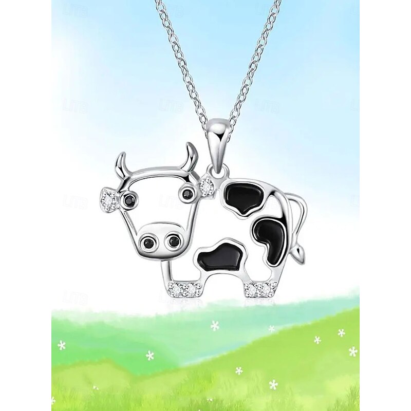 Necklace Chrome Women's Fashion Cute Classic Animal Lovely Geometric Necklace For Party Street Gift2