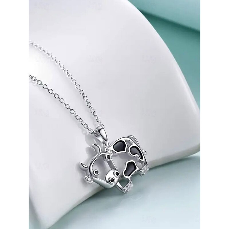 Necklace Chrome Women's Fashion Cute Classic Animal Lovely Geometric Necklace For Party Street Gift3