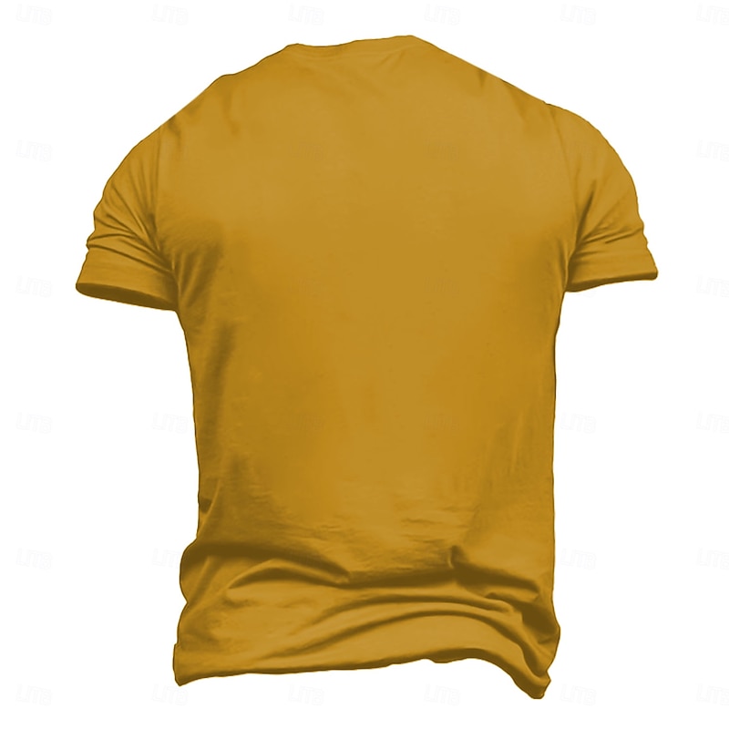 Men's Funny Smile Face T Shirt Short Sleeve T shirt 3D Print Crew Neck Shirt Fashion Abstract Street Club Yellow Summer Spring Clothing Apparel S M L XL XXL XXXL2