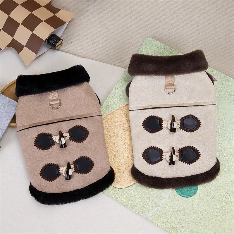 Dog Cat Coat Casual Daily Leisure Winter Warm Soft Comfortable Dailywear Casual Daily Cat Dog Husky Labrador Alaskan Malamute