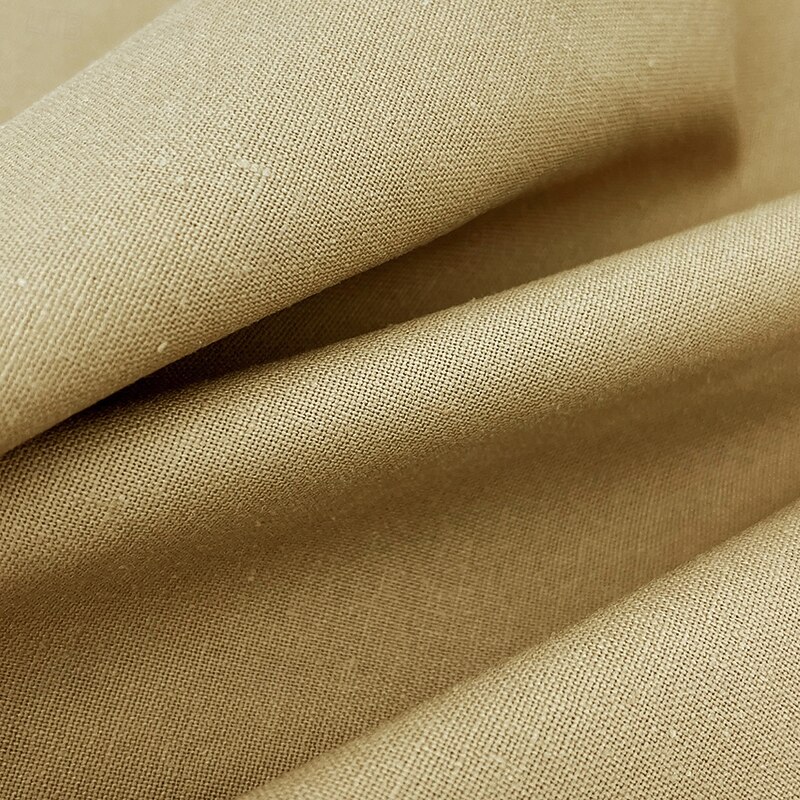 Men's Wedding Casual Linen Suits Brown Lightweight Casual Solid Colored Standard Fit 2 Piece4