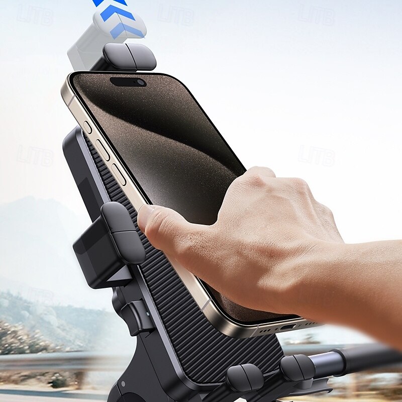 Bike Phone Mount Rotatable Ultra Stable Phone Holder for Bike Compatible with All Mobile Phone Phone Accessory3