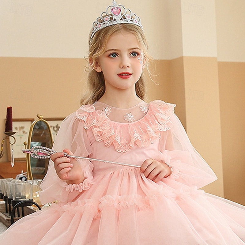 2 Pieces Kids Girls' Hair Accessories Tiara Active Sweet Party Birthday Heart Pink Blue3