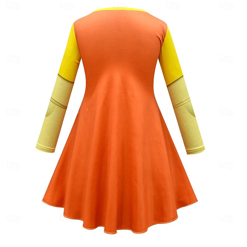 Doll Young Hee Dress Kings Day Cosplay Movie Cosplay for Women's Girls' Kid's Halloween Carnival Performance Party2