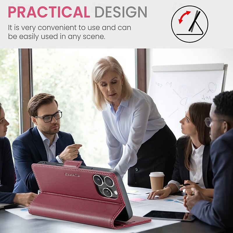 Phone Case For iPhone 17 Pro Max 17 Air 16 15 14 Pro Max Plus 13 12 11 Pro Max Mini Flip Cover with Stand Holder Magnetic Card Slot Retro TPU PU Leather4