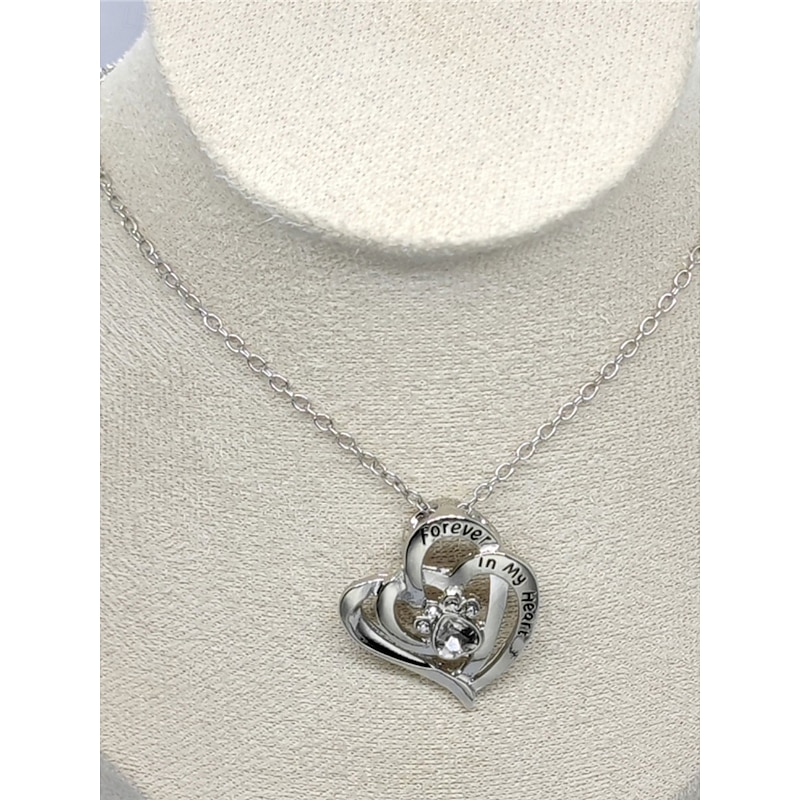 Necklace Chrome Women's Fashion Cute Classic Heart Lovely Heart Shape Necklace For Daily Valentine's Day3