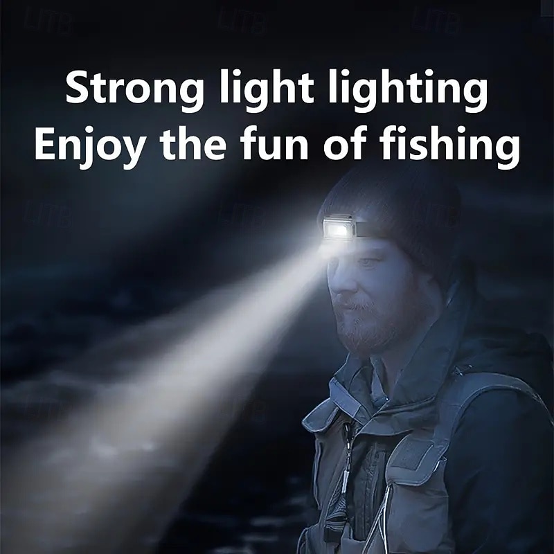 Rechargeable LED Safety Light - High Visibility Magnetic Clip-On Hat Flashlight for Night Running Walking & Hiking