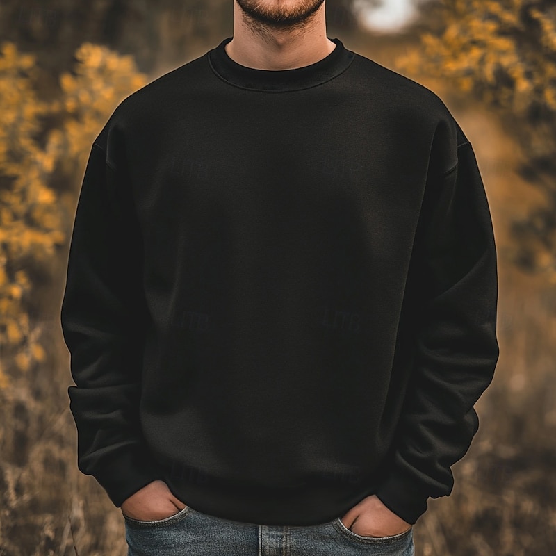 Men's Exhausted Carpenter Work Humor Sweatshirt - Annoy At Your Own Risk Graphic Long Sleeve Top2