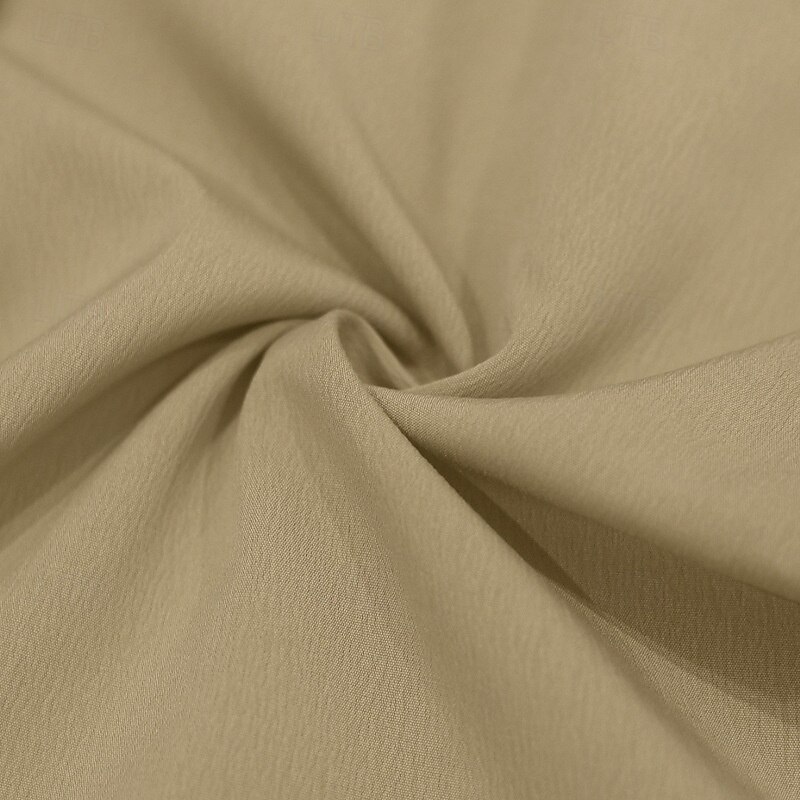 Men's Linen Pants Trousers Summer Pants Gauze Pants Drawstring Elastic Waist Straight Leg Plain Comfort Breathable Full Length Home Casual Daily Sports Classic Style Black White3