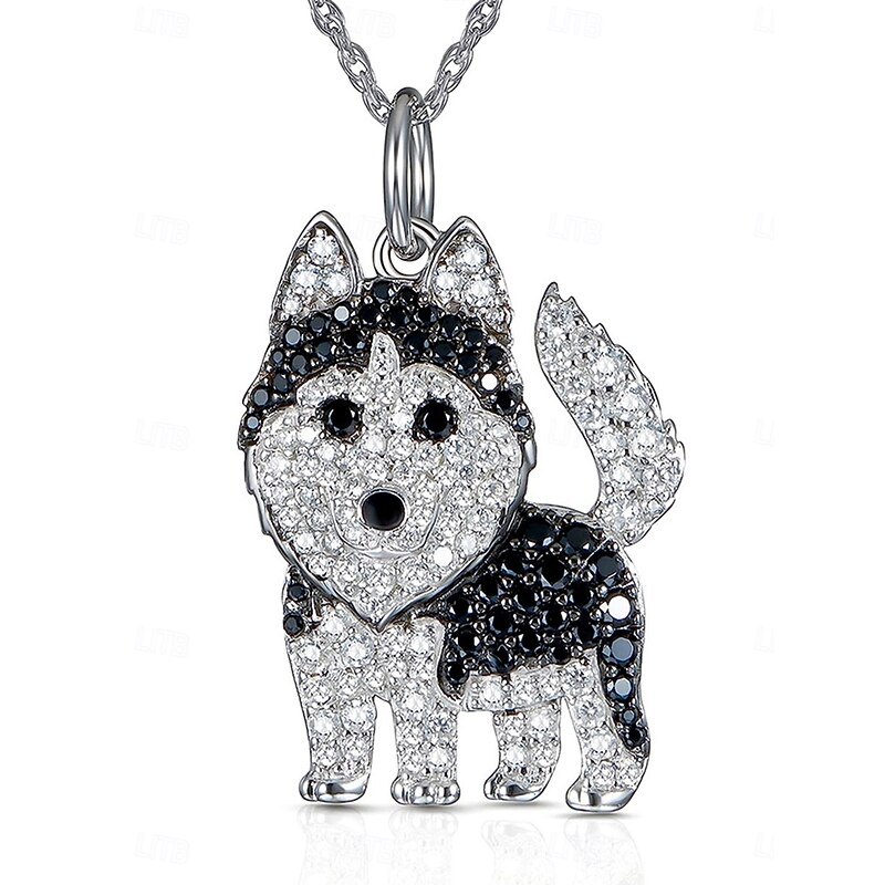 Necklace Chrome Women's Fashion Cute Classic Animal Lovely Heart Shape Necklace For Daily4