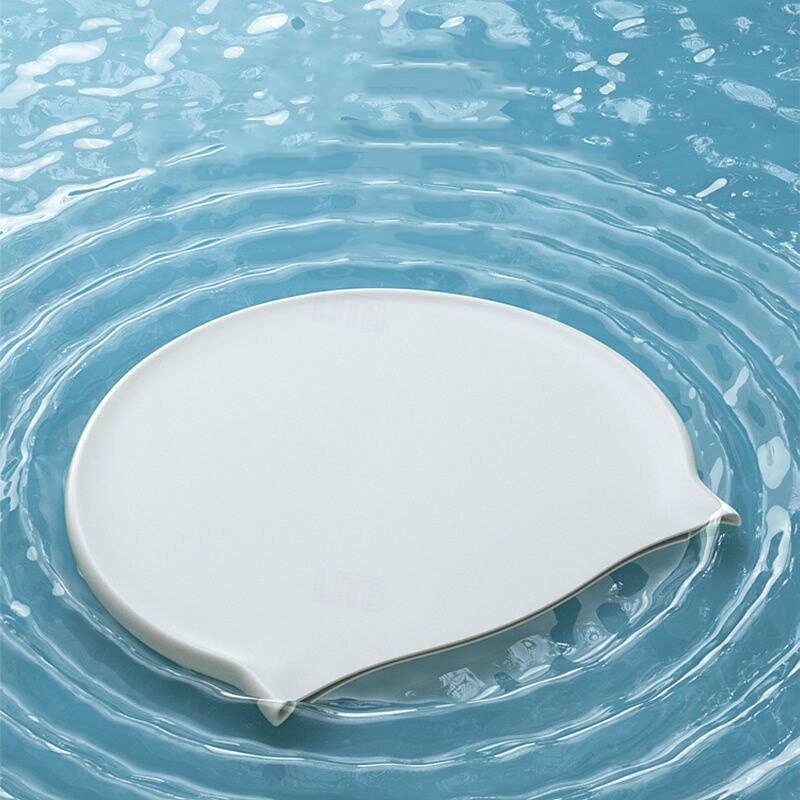 Swim Cap for Adults Silicone Breathability Stretchy Comfortable Swimming Surfing4