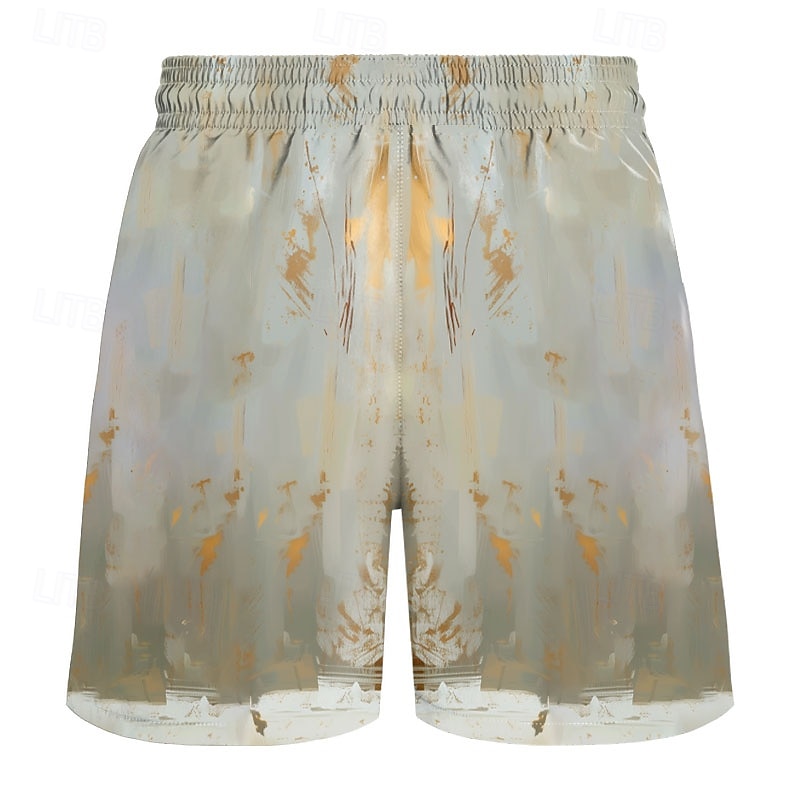 Men's Animal Tiger Funny Swim Trunks Board Shorts Shorts Mid Waist Streetwear Hawaiian Casual Daily Holiday Pocket Drawstring Elastic Waist Designer Clothing Apparel2