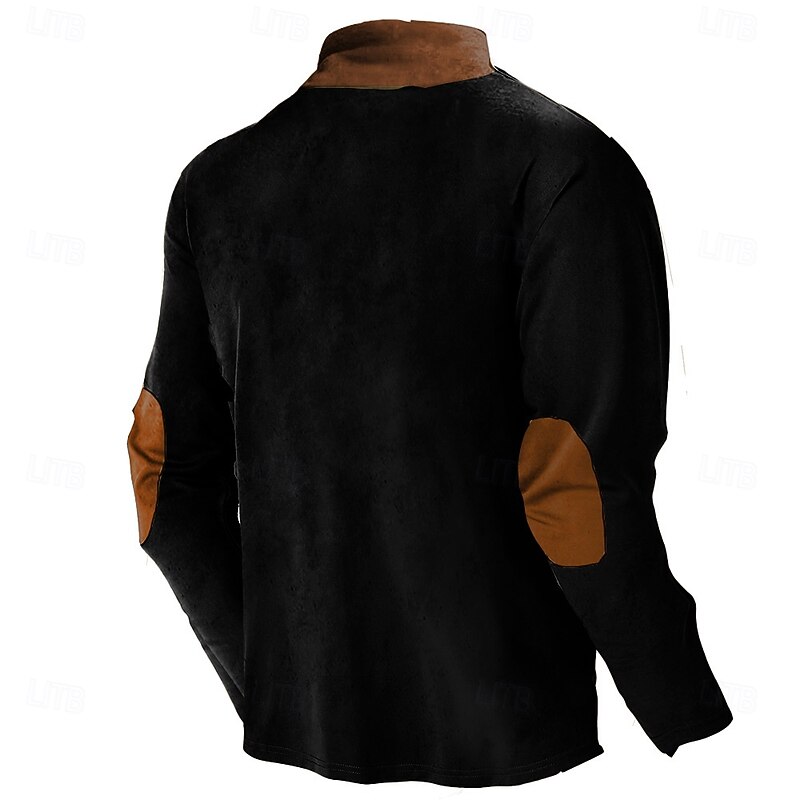 Men's Word / Phrase Tiaras & Crowns Cross Sweatshirt Zip Sweatshirt Long Sleeve Sweatshirt Quarter Zip Daily Basic Print Sports Outdoor Travel Zip Up Spring &  Fall2