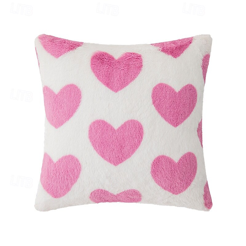 Wedding Plush Soft Decorative Toss Pillows Cover 1PC Soft Square Cushion Case Pillowcase for Bedroom Livingroom Sofa Couch Chair4