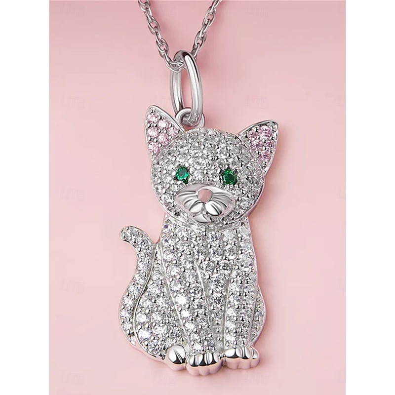 Necklace Chrome Women's Fashion Cute Classic Animal Lovely Geometric Necklace For Daily2