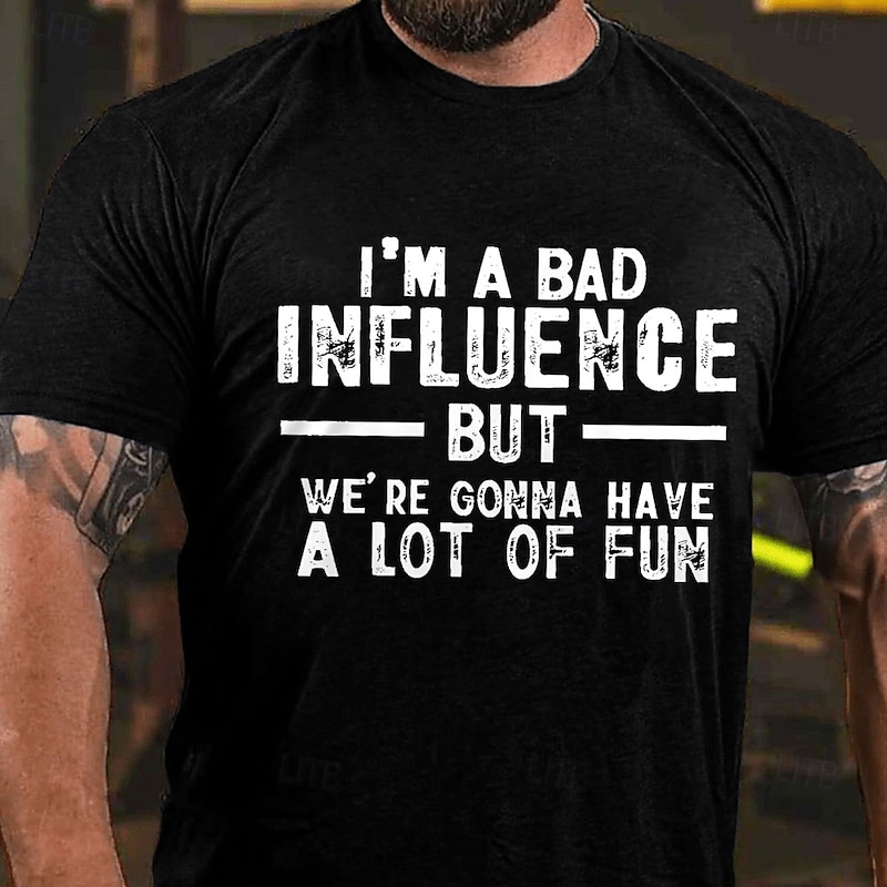 Men's Funny Graphic T-Shirt: 
