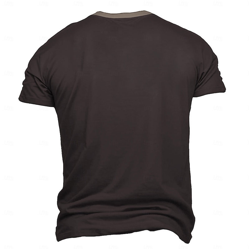 Men's Rooster T Shirt Short Sleeve T shirt 3D Print Crew Neck Shirt Fashion Athleisure Street Sports Outdoor Daily Brown Summer Spring Clothing Apparel S M L XL XXL XXXL2