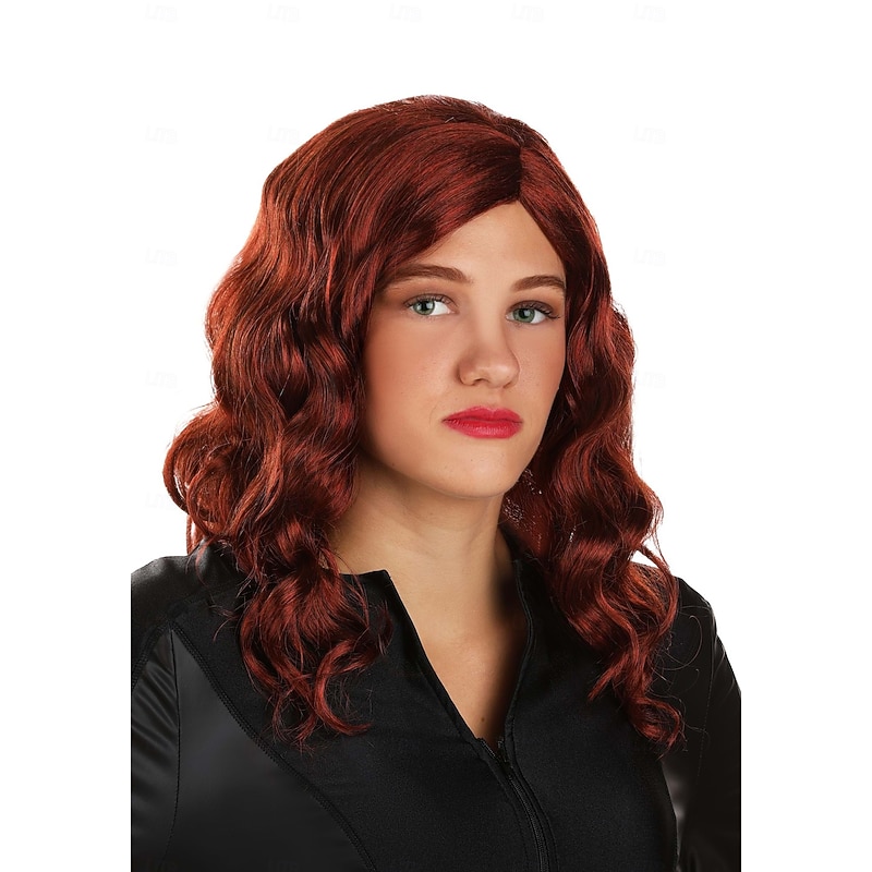 Black Widow Costume Wig for Women For Carvinal Halloween Wigs