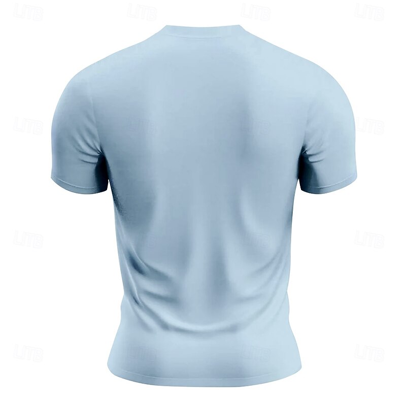 Men's Animal Funny T Shirt Short Sleeve T shirt 3D Print Crew Neck Shirt Exaggerated Designer Party Holiday Blue Summer Spring Clothing Apparel S M L XL XXL XXXL2