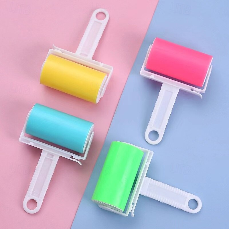 Cover Band High Quality Washable Reusable Household Cleaning Remover Portable Hair Rolle Clothes Hair Pet Hair Sticky Roller