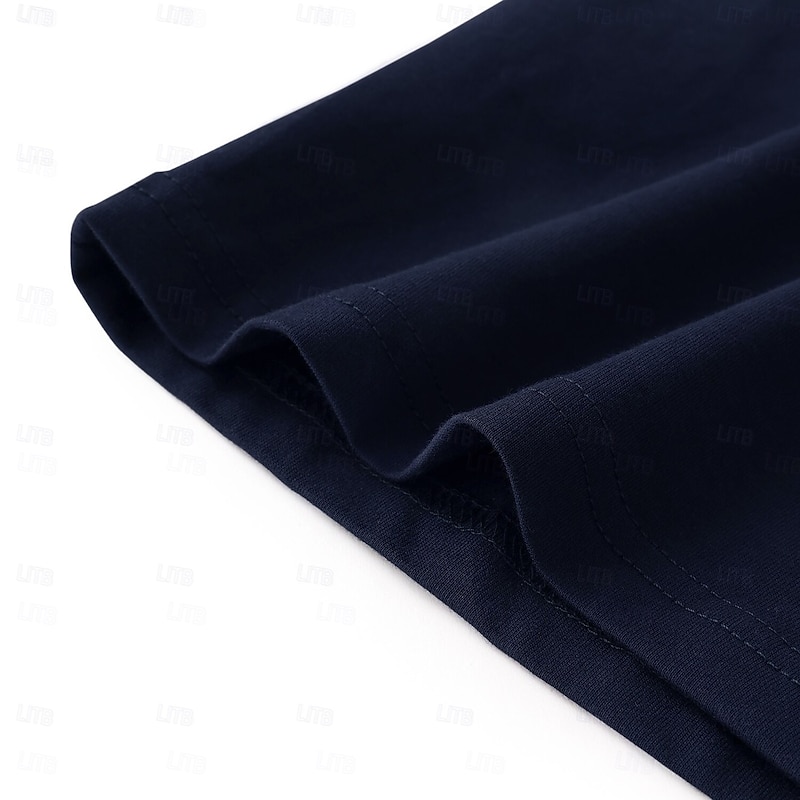 Men's 100% Cotton T Shirt Ombre Graphic Crew Neck Training Outdoor Long Sleeve Crewneck Clothing Apparel Elegant Warm Vacation Vintage4