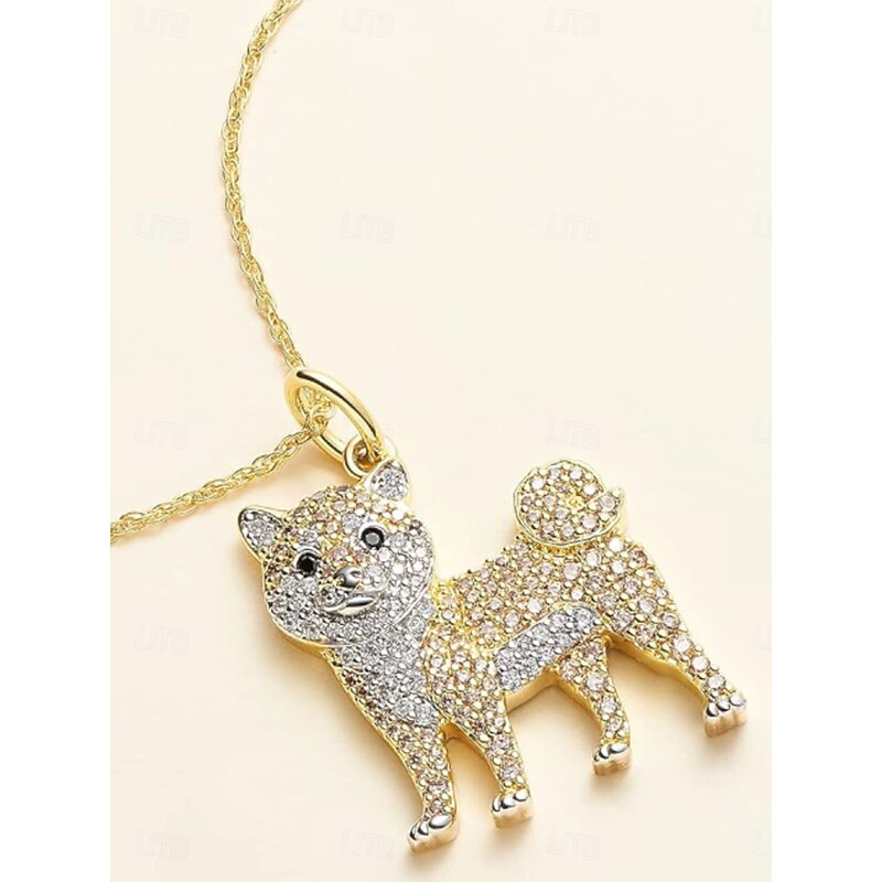 Necklace Chrome Women's Fashion Cute Classic Animal Cute Lovely Geometric Necklace For Daily3