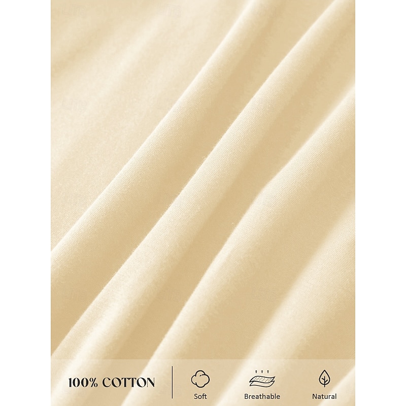 Women's 100% Cotton T Shirt Casual Letter Regular Tops Long Sleeve Round Neck Print Regular Fit Daily Weekend Blue Beige Fall Winter3