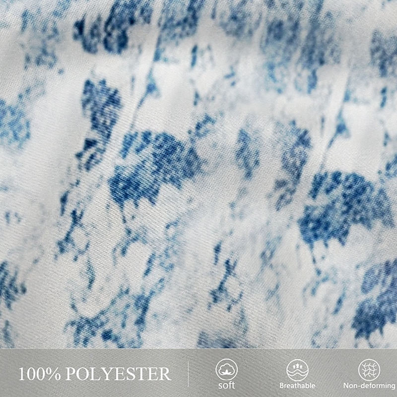 Men's Tie Dye Nautical Anchor Swim Trunks Swim Shorts Board Shorts Mid Waist Streetwear Hawaiian Casual Daily Holiday Pocket Drawstring Elastic Waist Designer Clothing Apparel3