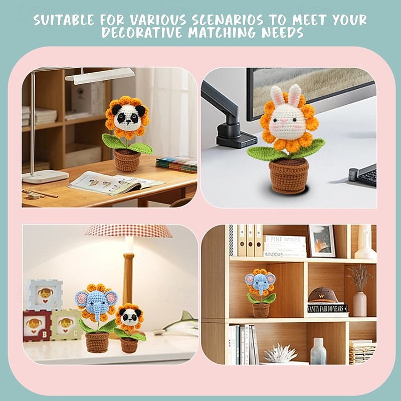 Crochet Kit for Beginners - Complete Crochet Kits with Stitch by Stitch Video Tutorial Beginner Crochet Kit for Adults Kids Gift - Starter Easy Learn to Crochet2